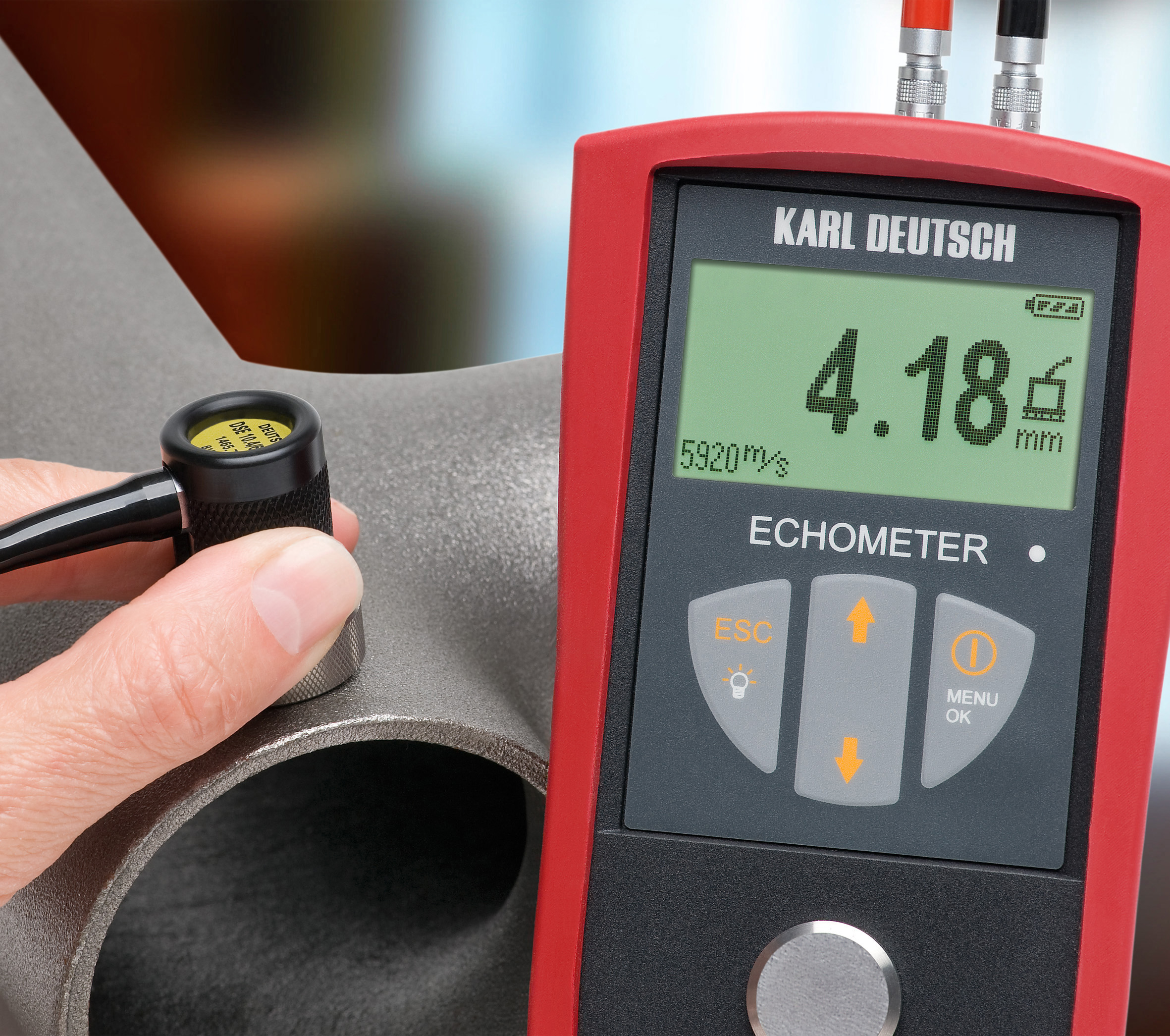 ECHOMETER 1076 Basic KARL DEUTSCH Zerstörungsfreie Werkstoffprüfung